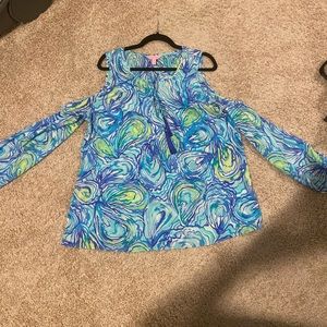 Lilly Pulitzer Sunny Shoulder Blouse